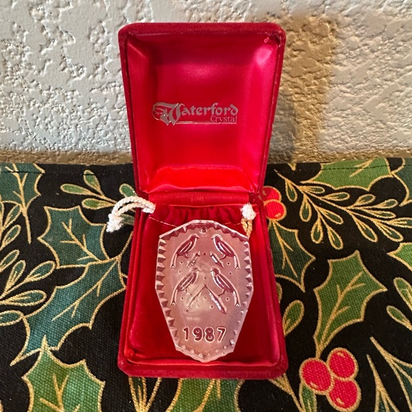 Waterford Crystal 12 Days of Christmas Ornament Collection - Complete Set - Picture 5 of 16